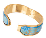 Freywille Blue Turqouise Clasp Bangle Contessa