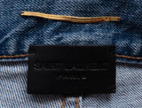 Saint Laurent Paris Blue Distressed Denim