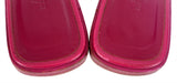 Hermes Rose Magenta  Epsom Oran Sandals 36