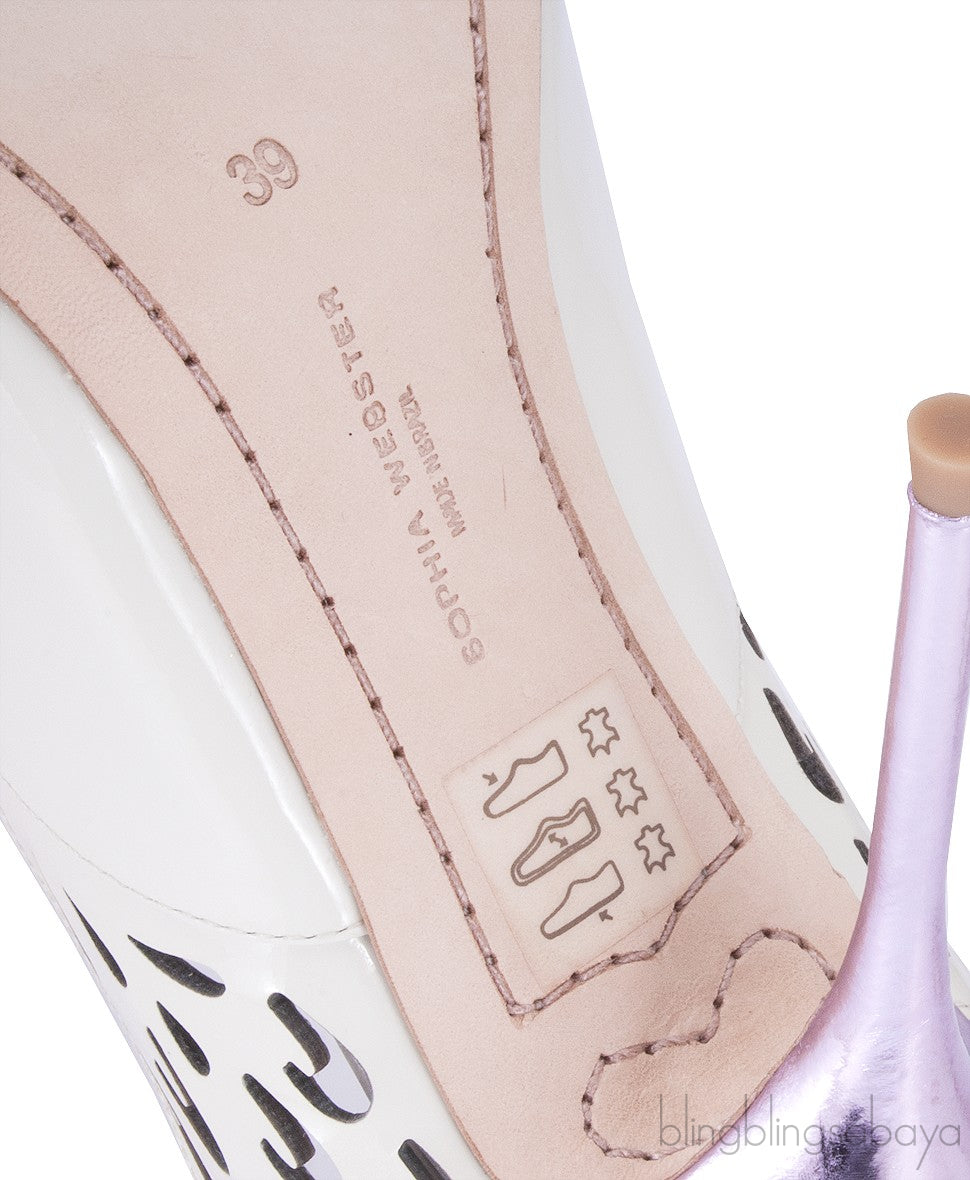 Angelo Cutout Leather Pumps