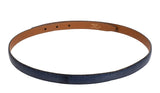 Hermes Vintage  Blue Lizard 16 mm Belt Strap