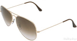 Gold Aviator Sunglasses