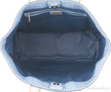 Twin Alligator Blue Jean Tote Bag