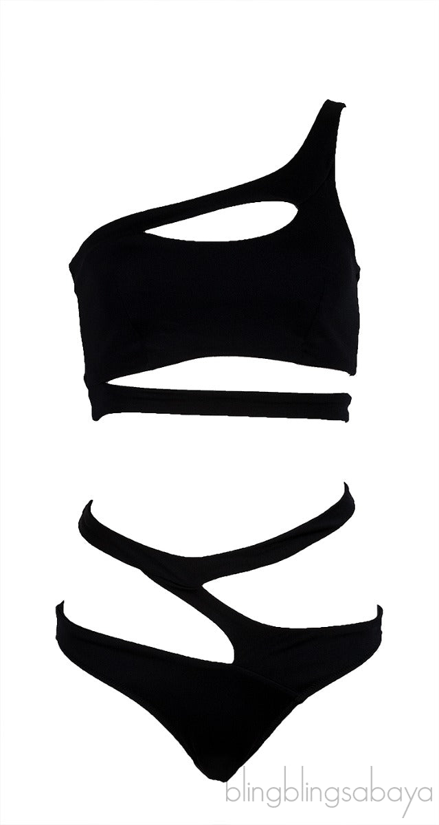 Lexxi Black Bikini Bra & Bottom