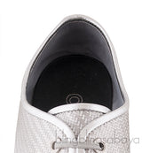 CC Silver Lace Up Cap Toe Shoes
