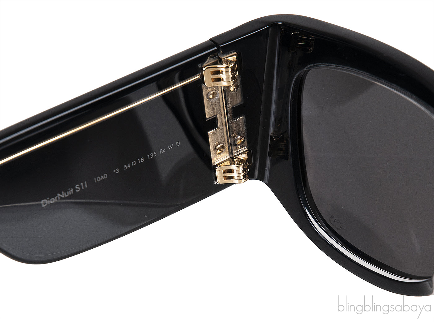 DiorNuitS11 10A0 Black Cat Eye Sunglasses
