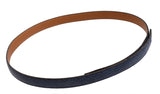 Hermes Vintage  Blue Lizard 16 mm Belt Strap