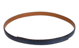 Hermes Vintage  Blue Lizard 16 mm Belt Strap
