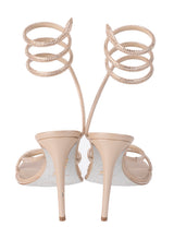 Rene Caovilla Cleo Nude 105 Crystal Sandals