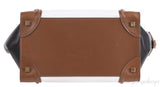 Celine Tri-color White Black & Brown Mini Luggage