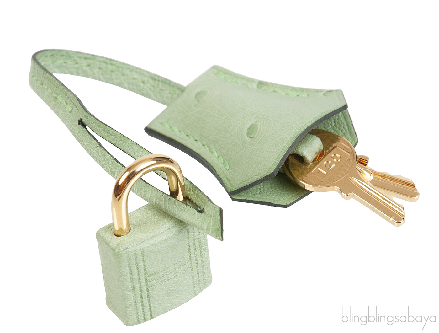 Birkin 25 Vert Criquet Ostrich GHW