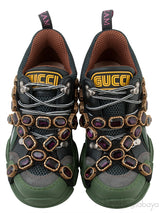 Flashtrek Green Sneaker with Crystals