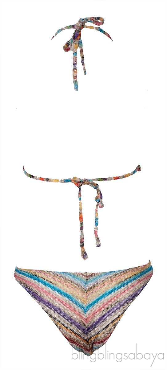 Multicolor Two-Piece Swimsuit