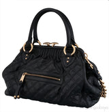 Black Quilted Stam Bag