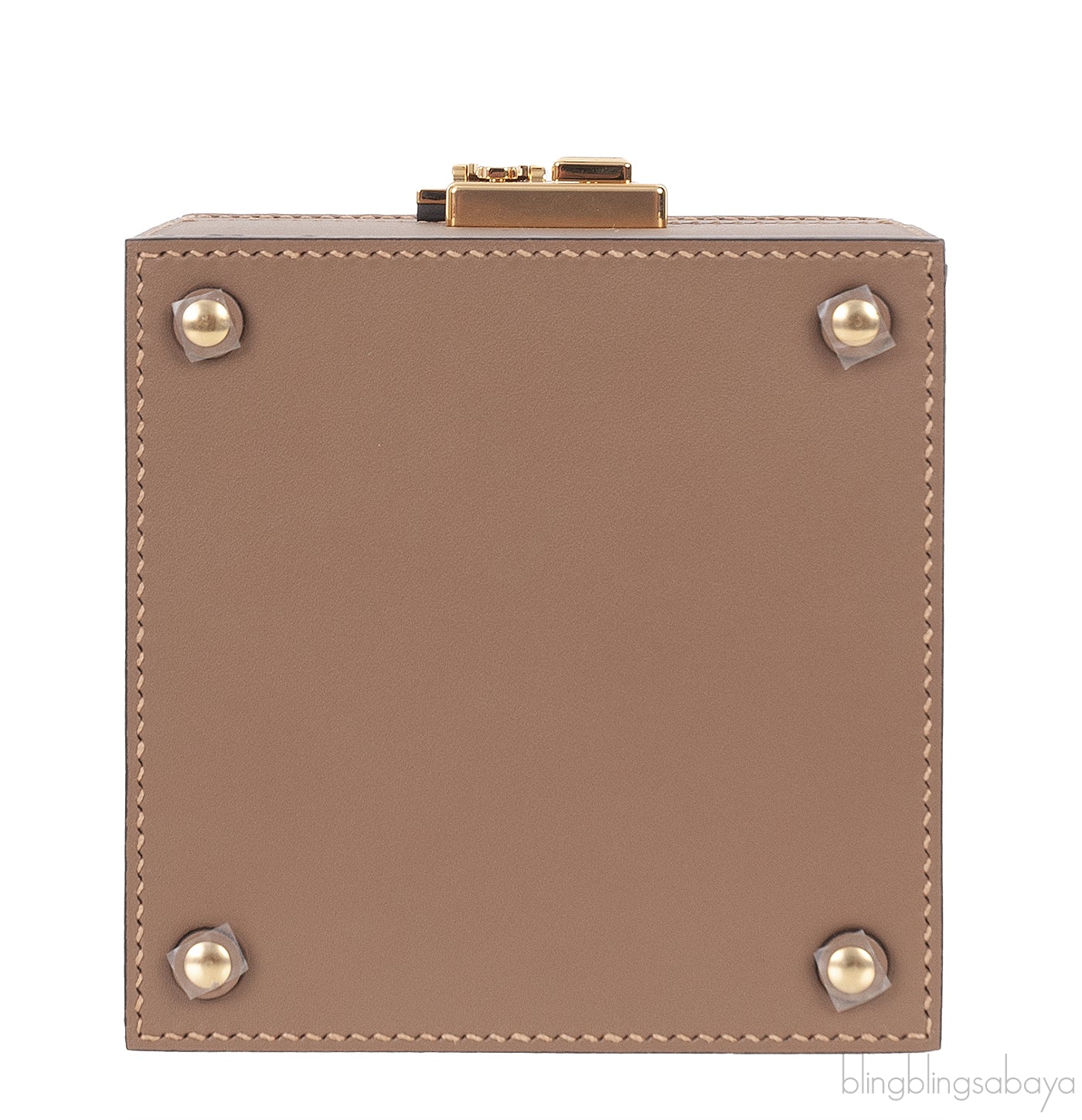 Mini Vanity Case Etoupe Clutch Bag