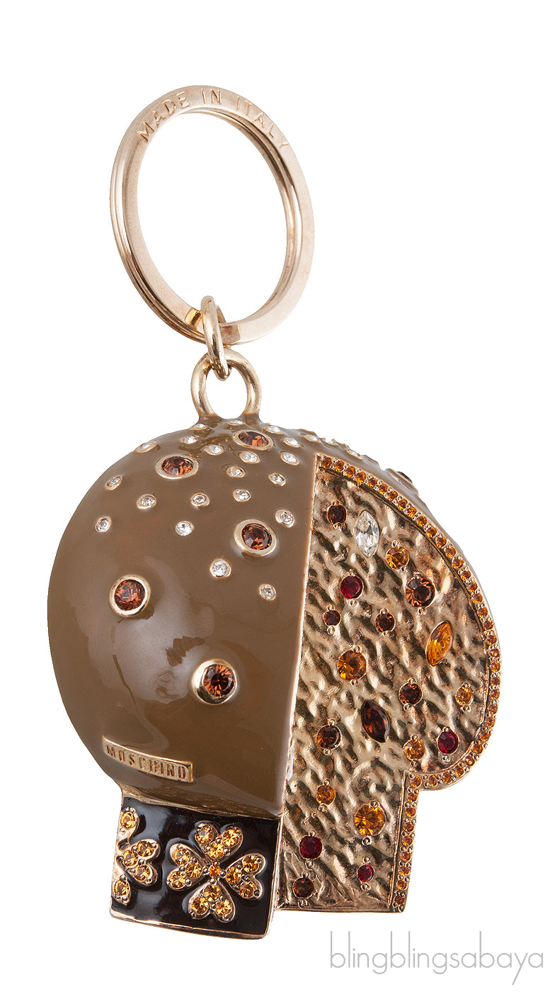 Mushroom Crystal Embellished Charm