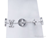 Monogram White Gold Bracelet