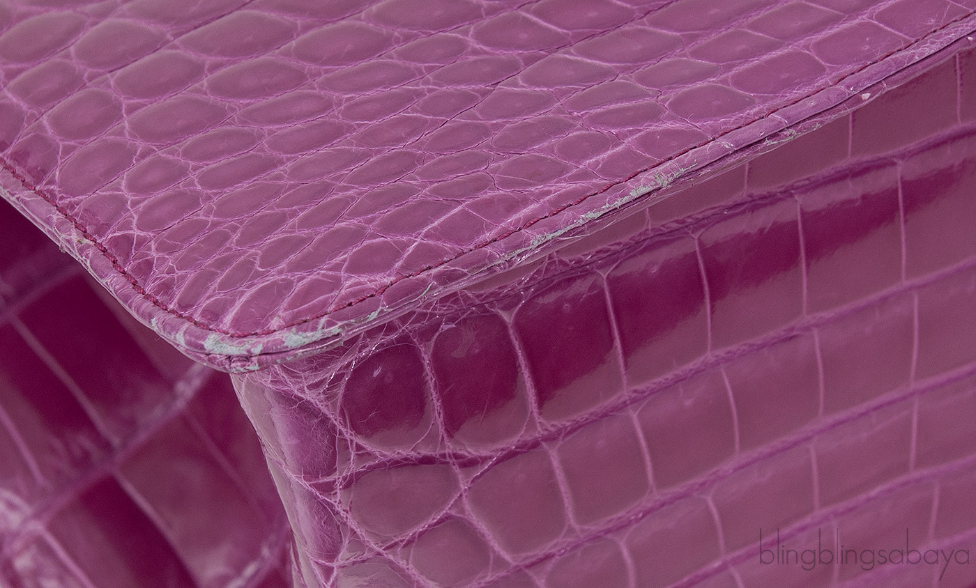 Tiffany & Co.Cornelia Purple Crocodile Lunch Box