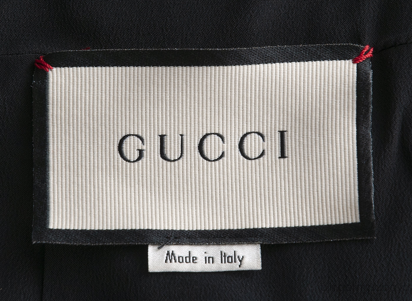 Gucci Fuchsia Pink Cotton and Black Velvet Gown