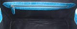 Ricky Blue Green Alligator Bag