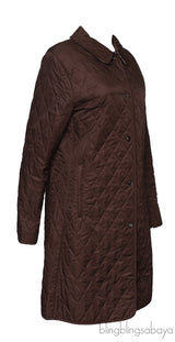 Burberry Brown Quilted Coat