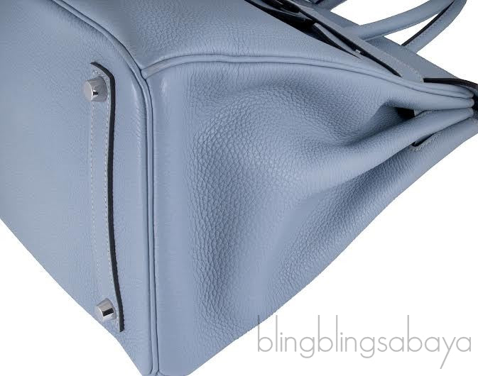 Birkin 35 Blue Lin Togo PHW