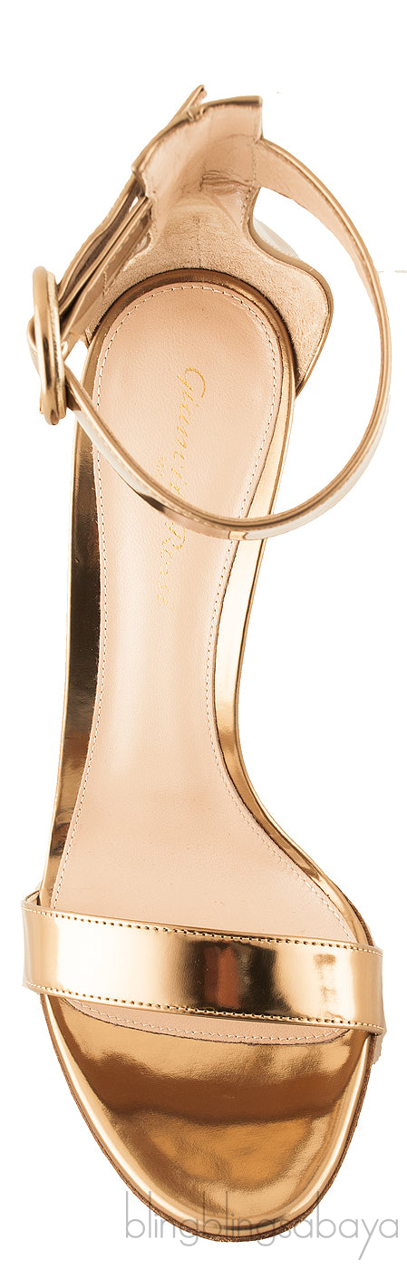 Portifino Gold Slingback Sandals