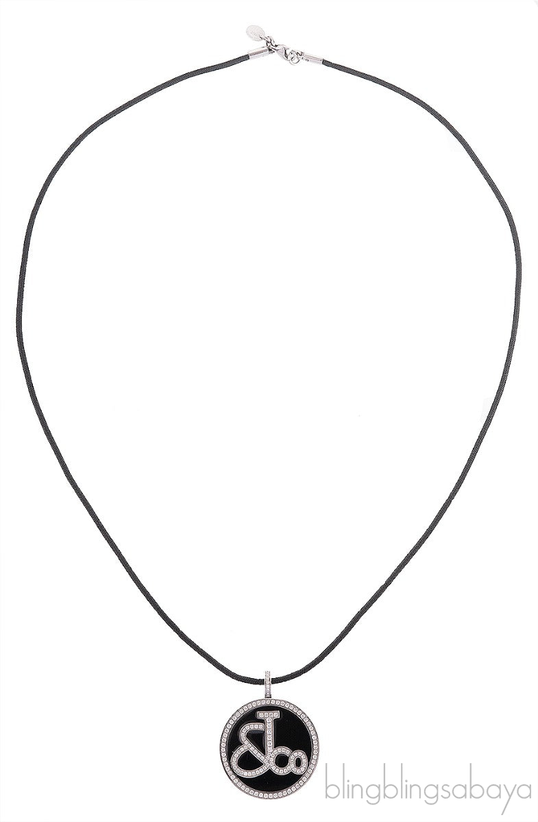 Diamond Signature Pendant Necklace
