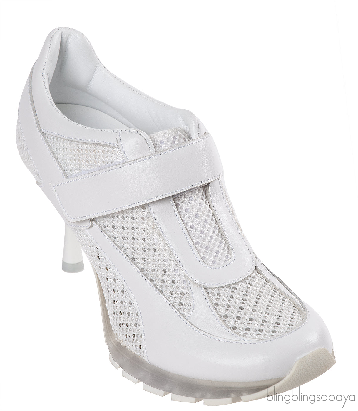 SNEEX THE TEPPER HY-HEEL SNEAKER WHITE