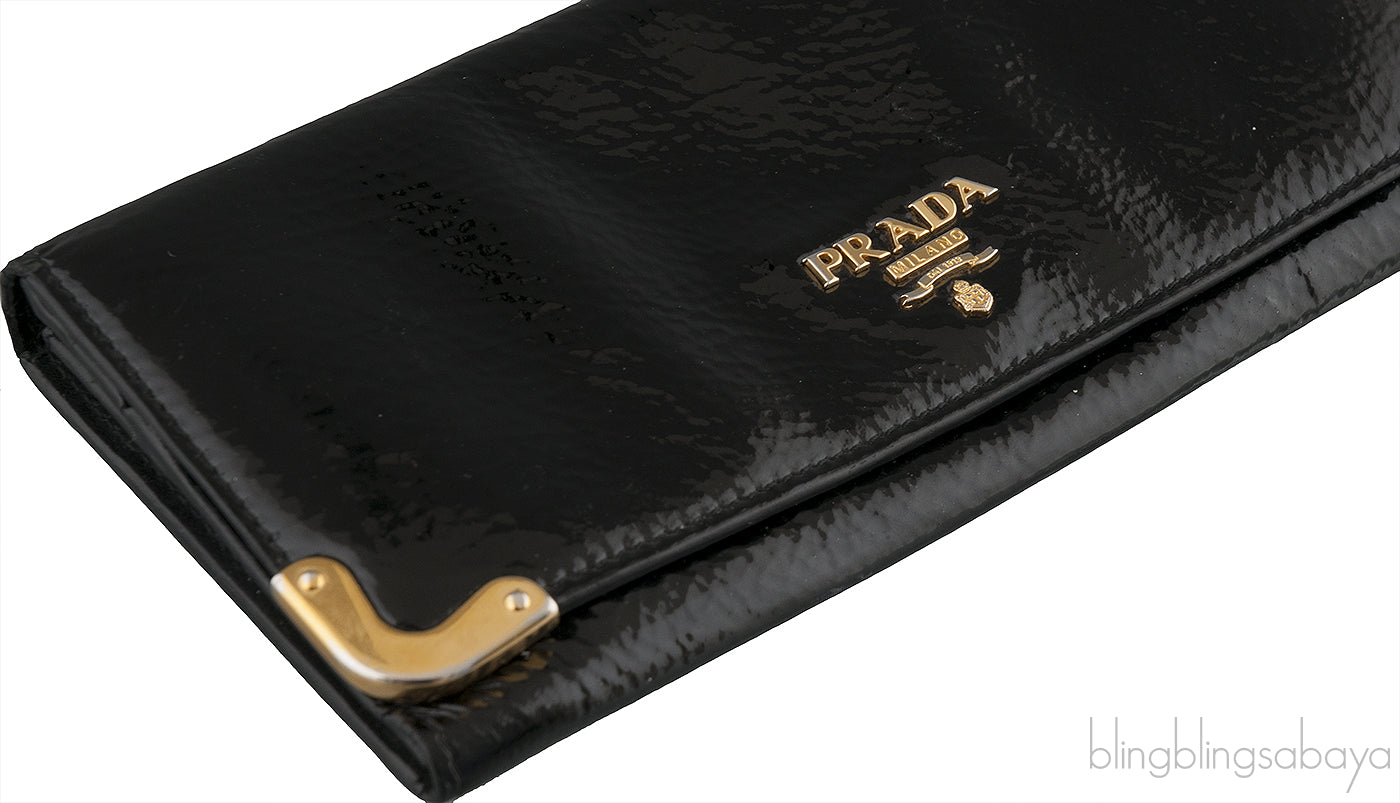 Black Patent Wallet