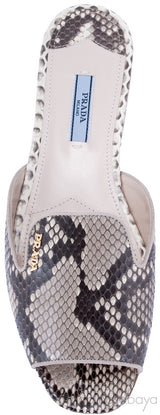 Natural Python Open Toe Slide
