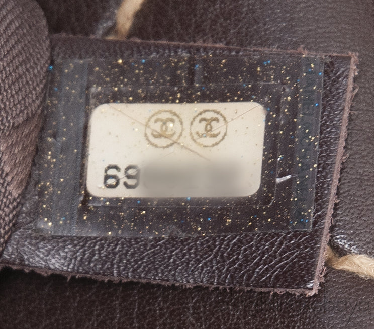 Chanel Wild Stitch CC Coffee Brown Handbag