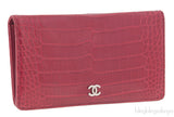 CC Red Crocodile Bi-fold Wallet