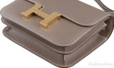 Constance III Mini Epsom Etoupe GHW
