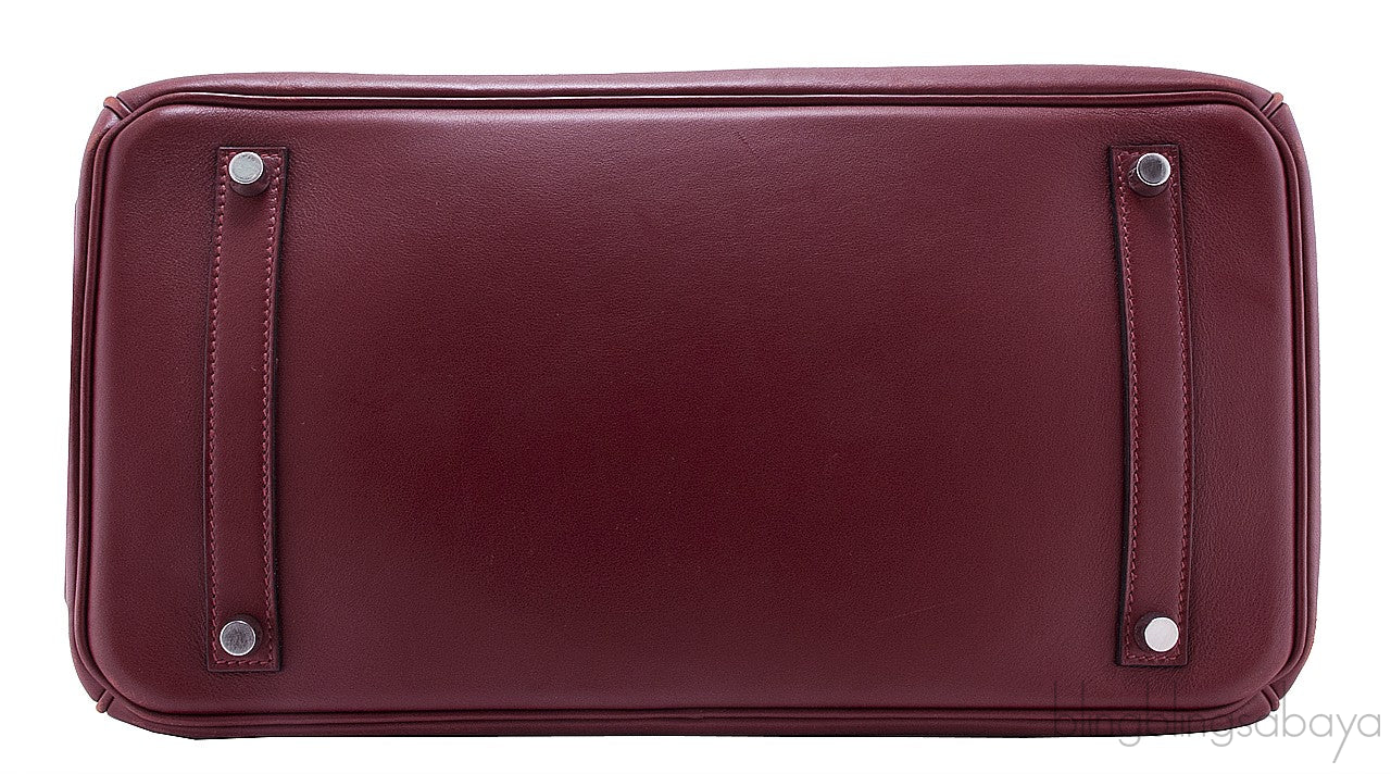 Birkin 35 Rouge Ash Swift PHW