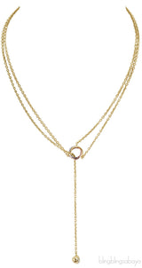 Baby Trinity Necklace & Earrings Set