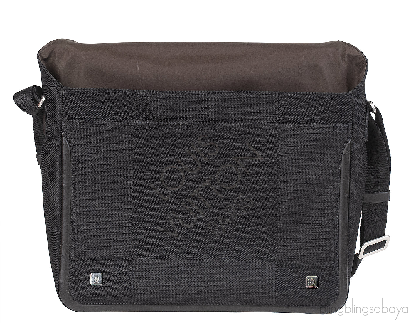 Louis Vuitton Black Denier Geant Canvas Messenger