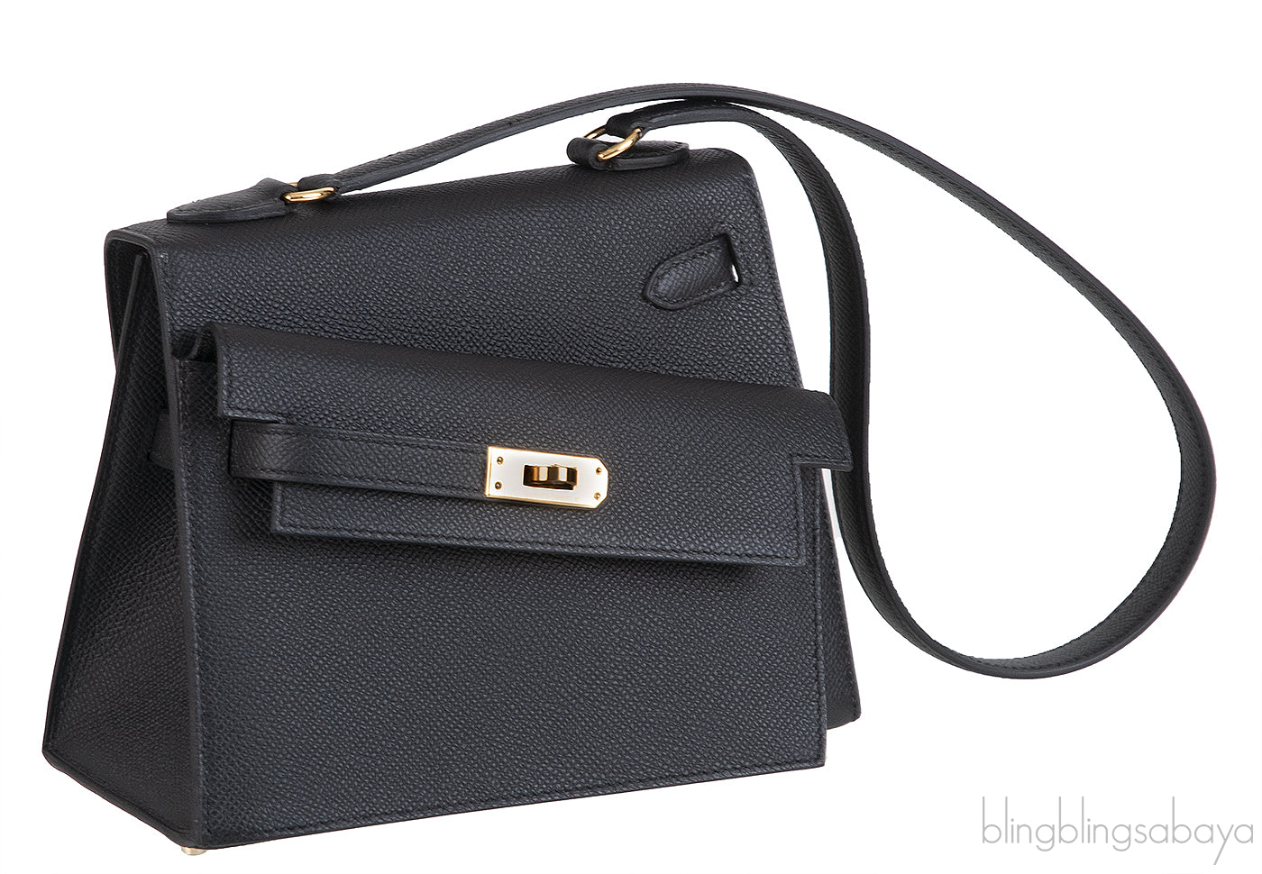 Kelly 20 Desorder Black Epsom Sellier GHW