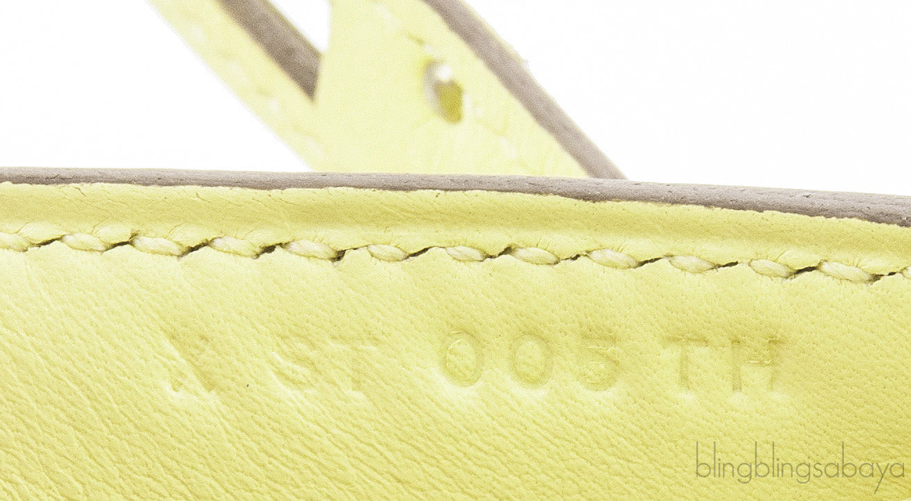 Kelly Pochette Swift Jaune Poussin