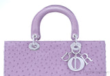 Lady Dior Lilac Ostrich