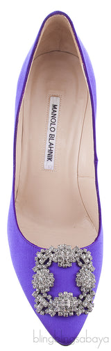 Violet Hangisi Satin Pump