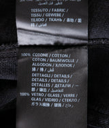 Black Denim Crystal Shoulder Crop Jacket