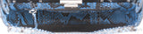 Peekaboo Medium Blue Python Bag
