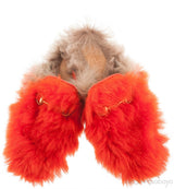 Gucci Orange Wool Princetown Slide