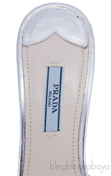 Jewel Embellished Silver Sandals