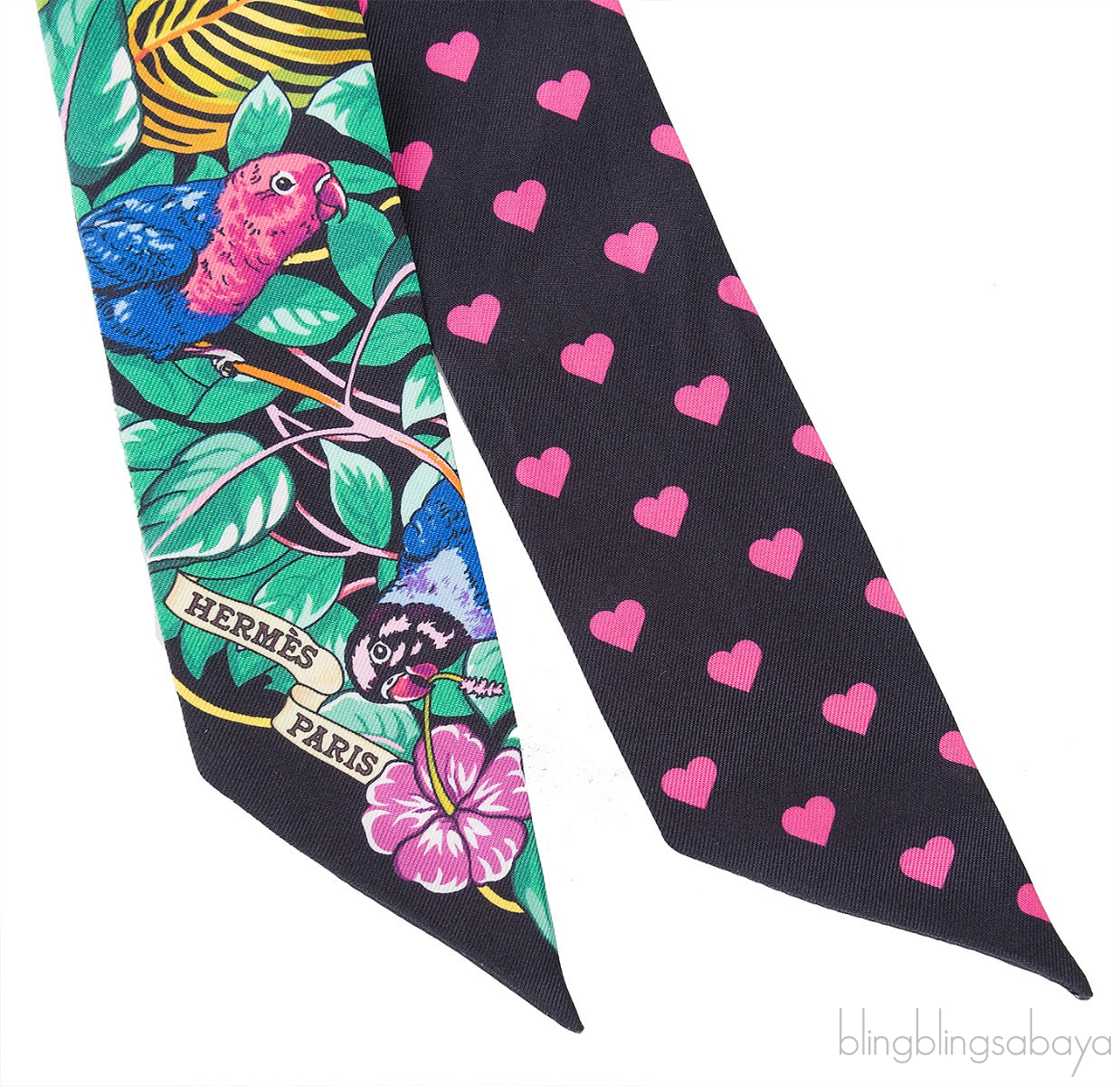 Jungle Love Love Black Twilly