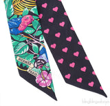 Jungle Love Love Black Twilly