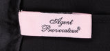 Black V-neck Cami Top & Black Pink Trim Pajama