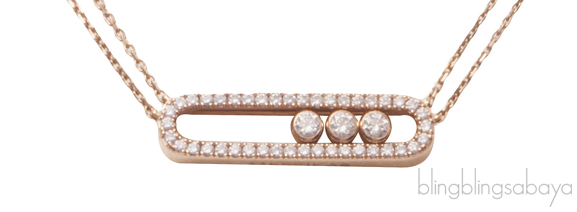 Classic Pave Diamond Necklace