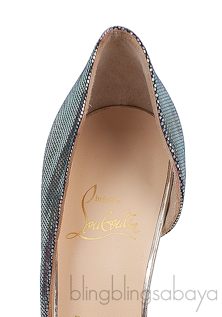 Silver Metallic Iriza Heels